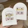 TaoxiliVerão Bolhas de MirtiloEdição Limitada de PrimaveraRosa e Amarelo Estilo Francês Glitter de Mirtilo 3D Unhas Usáveis Feitas à Mão