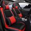 Cojín para Asiento de Coche en Stock, Asiento Individual/Doble de Cuero, Universal para Todas las Estaciones, Cinco Plazas, Cojín Transpirable de Seda de Hielo para Asiento de Coche