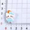 Desenho Animado Fofo Frutas se Abraçando Gato KT Acessórios de Resina diy Acessórios de Cola de Creme Decoração de Presilha de Cabelo Pequenos Acessórios de Resina