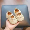 Sapatos femininos de princesa para bebês, primavera e outono, novos sapatos de sola macia para crianças de 0 a 1 a 3 anos, sapatos para meninas, sapatos antiderrapantes para bebês