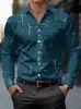 Camisas de Manga Larga para Hombre, Estilo Casual, Modernas y Tendencia, Estampado Digital 3D, Tallas Grandes, Casuales y Versátiles, Exportación Europea y Americana