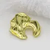Botões Metálicos Especiais em Formato de C para Atacado, Botões Versáteis para Jaquetas de Terno, Botões Pequenos e Perfumados para Blusas, Botões para Cardigans de Tricô