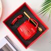 Juego de Tazas de Cerámica de Alta Calidad para Parejas, Caja de Regalo, Souvenir, Tazas de Café y Agua de Cerámica con Tapas