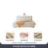 Nordic Modern Simple Light Luxury impermeável pele de cordeiro tecido cama creme estilo de casal Marshmallow Puff Master Quarto Cama Queen
