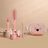 Cepillo para Biberón de Silicona para Bebé Set de Cepillos de Limpieza Especial para Bebé Portátil Cepillo para Chupón Varilla de Drenaje Vaso de Almacenamiento Soporte para Cepillos