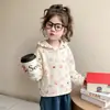 Estilo Coreano para Niñas Pastel Gato Gato Chaqueta Estilo Primavera y Otoño 2026 Nueva Moda Infantil Chaqueta Elegante para Niña Top