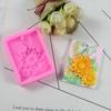 P1628 novo estilo flores e plantas margarida crisântemo listagem gesso listagem molde de silicone pingente de pedra perfumada molde de silicone