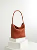 Cesta de Legumes de Alta Qualidade Tecida à Mão Estilo Retrô Bolsa de Axila Bolsa Tote Simples para o Dia a Dia Grande Capacidade Bolsa de Ombro Único Estilo Balde