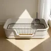 Banheiro Extra Grande para Cachorros com Recurso Anti-Salpico de Urina, Grade de Ferro Removível, Cerca Alta para Cães Pequenos, Suprimentos para Animais de Estimação no Atacado