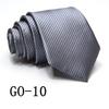 Zi Love Gravata Masculina 8cm Formal Negócios Noivo Pronta Entrega Atacado Fabricante de Logotipo Atacado Gravata Listrada