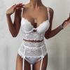 Comércio exterior transfronteiriço rendas lingerie sexy senhoras suspensórios sexy camisola mulheres tentação pijamas europeus e americanos Amazon