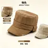 Sombrero ecuestre de algodón y lino con copa plana para mujer para verano, protección solar, transpirable, adelgazante, versátil, en colores avena, beige y negro