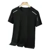 Camiseta de Malla de Manga Corta para Hombre, Venta Directa Transfronteriza, Estilo Delgado de Secado Rápido de Seda de Hielo para Verano, Camiseta de Media Manga Barata, Fresca y Transpirable