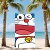 Toalha de Praia para Natação com Estampa Digital Transfronteiriça, Tamanho Grande, Super Absorvente, Não Desbota, Toalha de Banho com Proteção Solar de Microfibra