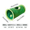 Túnel Tubo para Mascotas de Gamuza Multicolor con Claraboya y Bola Colgante Túnel para Gatos Resistente a los Arañazos Juguete de Juego para Gatos Fabricante Venta al por Mayor