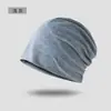 Pañuelo de Cabeza a Cuadros Fino de Primavera y Otoño Transfronterizo para Mujer, Pañuelo de Cabeza Deportivo Versátil de Moda, Gorro Transpirable de Color Sólido que Absorbe el Sudor para Clima Frío para Hombre