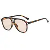 2026 Nuevas Gafas de Sol Rana de Doble Puente Unisex Marco Grande Moda Estilo Callejero Protección UV Gafas de Sol para Conducir