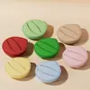 Almofada de Maquiagem em Pó Pêssego Molhada, Almofada de Ar Grande Marshmallow, Macia e que não absorve o produto, Esponja de Maquiagem Triangular Gota d'Água para Uso Úmido e Seco