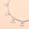 Versión coreana caliente de estrellas pequeñas de bambú exquisitos pequeños accesorios tobillera de plata del Tíbet pulsera para damas fabricantes al por mayor en stock