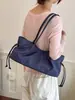 Bolsas2026 Nueva Bolsa Grande de Capacidad para Fitness y Viajes Bolso de Hombro Versátil para Mujer Bolsa de Hombro Ligera con Cordón Yuzi