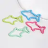 Colgante de Tiburón de Dibujos Animados de Aleación, Colgante Chapado en Color, Cadena para Teléfono Móvil, Llavero, Materiales Decorativos, Accesorios para Joyería DIY