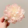 Acessórios de férias à beira-mar dopamina, presilhas de cabelo florais doces, presilhas de jacaré requintadas de alta qualidade, presilhas para franja lateral de menina