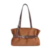 Bolsas Retrô Transfronteiriças Femininas 2026 Nova Moda Nicho Bolsas de Ombro Sensação de Alto Padrão Para Ir ao Trabalho Outono/Inverno Bolsa de Ombro