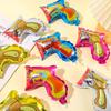 Pistola de Fogos de Artifício Estilo Tiktok Ano Novo Festa de Aniversário Inflável Automático Soprando Flor de Spray Adereços de Atmosfera Prêmio de Jardim de Infância