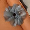 Elegante Super Hada Elegante Gran Encaje Organza Intestino Grueso Anillo para el Cabello Super Hada Bola Lazo de Cuerda para el Cabello