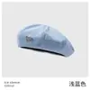 Fábrica de Boinas de Mezclilla Nuevo Estilo Sombrero Octagonal al por Mayor para Mujer Primavera y Verano Estilo Coreano Circunferencia de Cabeza Grande Boina Adelgazante para la Cara Transfronterizo