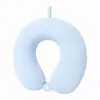 Almohada de Espuma Viscoelástica de Seda Helada Refrigerante, Portátil de Viaje, Almohada para el Cuello Plegable, Almohada para el Cuello Regalo con Logo Personalizado al por Mayor