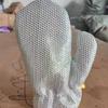 Luvas de lavar louça de seda prateada dupla face luvas de lavar louça de fibra de bambu luvas de limpeza de cozinha luvas de arame de aço artefato de lavar louça único