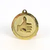 Medalhas de Metal Personalizadas para Competições Esportivas, Placas Douradas, Prateadas e de Bronze, Pequenas Medalhas Comemorativas para Corridas de Maratona Feitas Sob Medida em Estoque