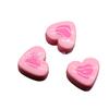 Cuentas acrílicas de doble color, color caramelo, amor, cuentas medianas, color macarrón, color sólido, cuentas sueltas con agujero recto, accesorios para pulseras DIY