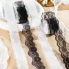 Set de Cinta Transparente con Borde de Encaje, Alto Valor Estético, Material Versátil para Borde de Diario de Estudiante DIY
