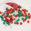 8mm Vidro Floral Pérola Transparente Cor Natural Contas de Mão Artesanal DIY Pulseira Colar Acessórios de Joia Material