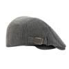 Otoño e Invierno Nuevo Boina Anti-desgaste para Mujer Gorra Simple Ligera de Paneles Corta para Hombre Moda Retro Gorra Delantera de Pareja