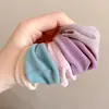 Elástico de Cabelo Elegante com Máscara Vazada para Mulheres, Estilo Coreano Alta Elasticidade Borracha Durável Corda para Rabo de Cavalo Baixo Coque Acessório de Cabelo