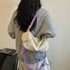 Bolsa de Mão Estilo Coreano 2026 Feminina Nova Bolsa de Mão Transversal Verão Versátil Japonesa Tecida Única Alça de Ombro Moda Bolsa de Ombro