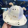 Gorros para Bebés y Niños, Sombreros de Sol de Ala Ancha, Sombreros de Pescador de Malla Transpirable de Verano, Lindos Sombreros de Sol para Exteriores para Niños y Niñas