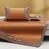 Esterilla de Vid de Ajenjo 2026 Verano Hogareña Doble Plegable Esterilla Refrigerante Juego de Tres Piezas Dormitorio Estudiantil Esterilla Individual Esterilla Suave