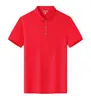 Directo del FabricanteSecado Rápido Cuadros Solapa Color Sólido Casual Exterior Nuevo Estilo Unisex Camisa Polo Recomendación Principal Versión Pública
