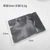 Pantalón de Cintura Elástica Negra para Venta al por Menor Hebilla Elástica Retráctil para Extensión de Pantalón Botón Elástico de Repuesto Ajustable