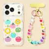 Pulsera de tomate colorida adecuada para funda de teléfono Apple 17 Pro Max, iPhone 15 silicona transparente, 16 dopamina, 14