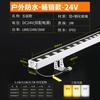 Luz de Lavador de Parede LED à Prova d'Água para Exterior Luminária Linear de Iluminação de Projeto Fachada de Parede Externa 512 Colorida Cortina de Vidro Luz Linear RGB