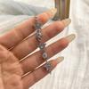 Joias transfronteiriças europeias e americanas temperamento pulseira simples de floco de neve de diamante personalidade versátil geométrica estrela pulseira ajustável