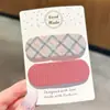 Flequillo de Lunares para Niñas Pinza Bb Estilo Coreano Dulce Versátil Pasador para Niñas Ovalado Color Caramelo Pinza Lateral para el Cabello Accesorio para el Cabello