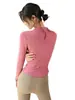 Conjunto de Roupa de Yoga Feminino Manga Longa Estilo Primavera Verão Peça Externa Justa Top para Corrida Fitness Pilates Secagem Rápida Jaqueta Esportiva