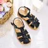 Sandalias para Niñas 2026 Verano Nuevo Estilo Niña Pequeña Punta Cerrada Suela Suave Antideslizantes para Estudiantes de Primaria Cómodas Transpirables Zapatos de Princesa