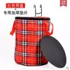 Cesta de Tela Plegable para Bicicleta, Cesta Delantera con Cubierta, Cesta Colgante de Lona Impermeable, Cesta Delantera para Patineta y Scooter Eléctrico